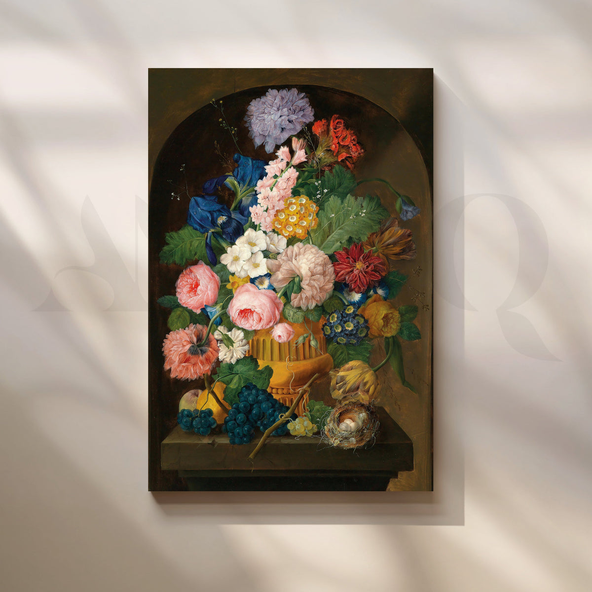 Blooming Still Life Canvas Artwork – Asha Art Studio