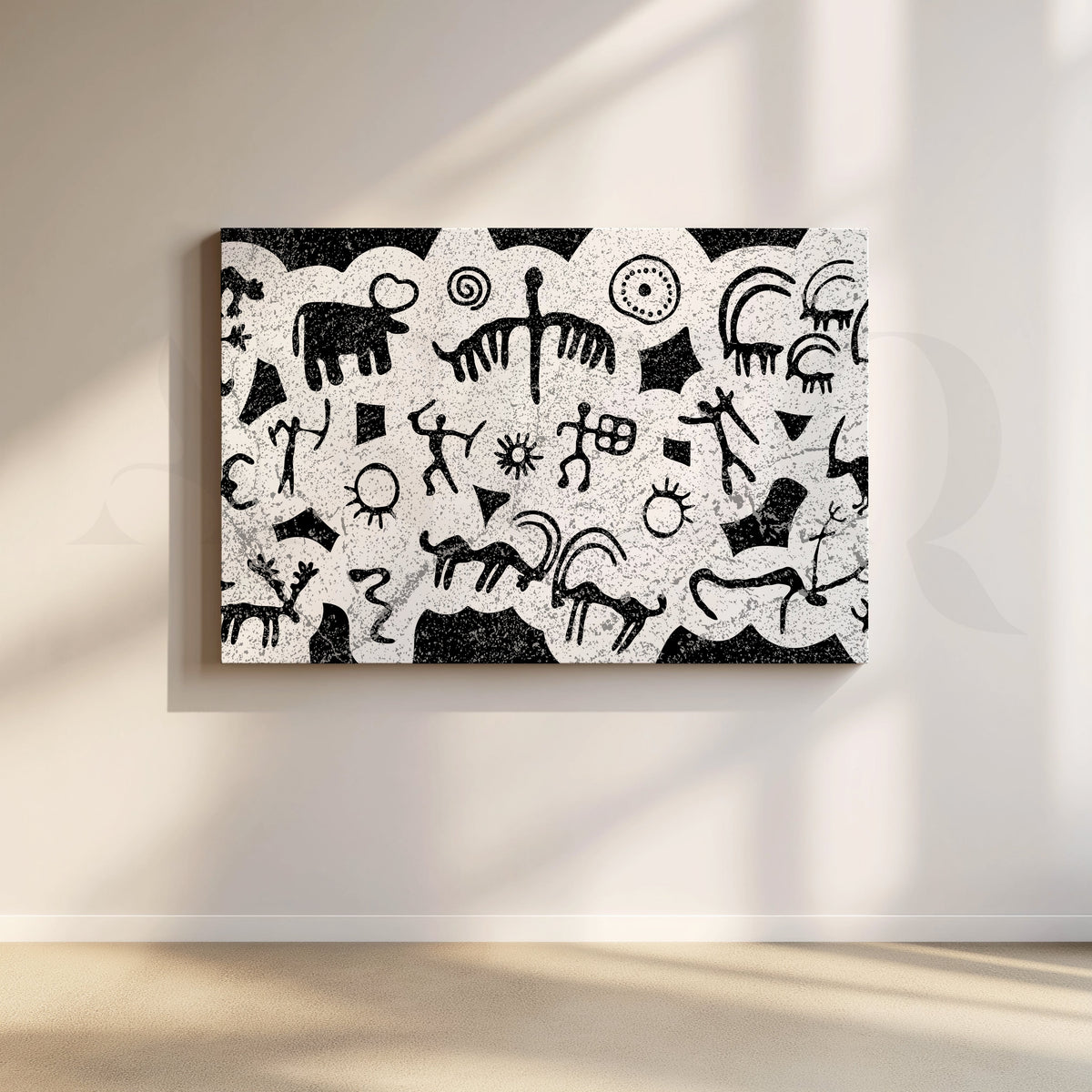 Cave Chronicles Canvas Artwork – Asha Art Studio
