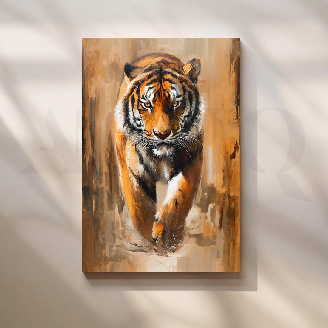 Charge of the Tiger Canvas Artwork – Asha Art Studio