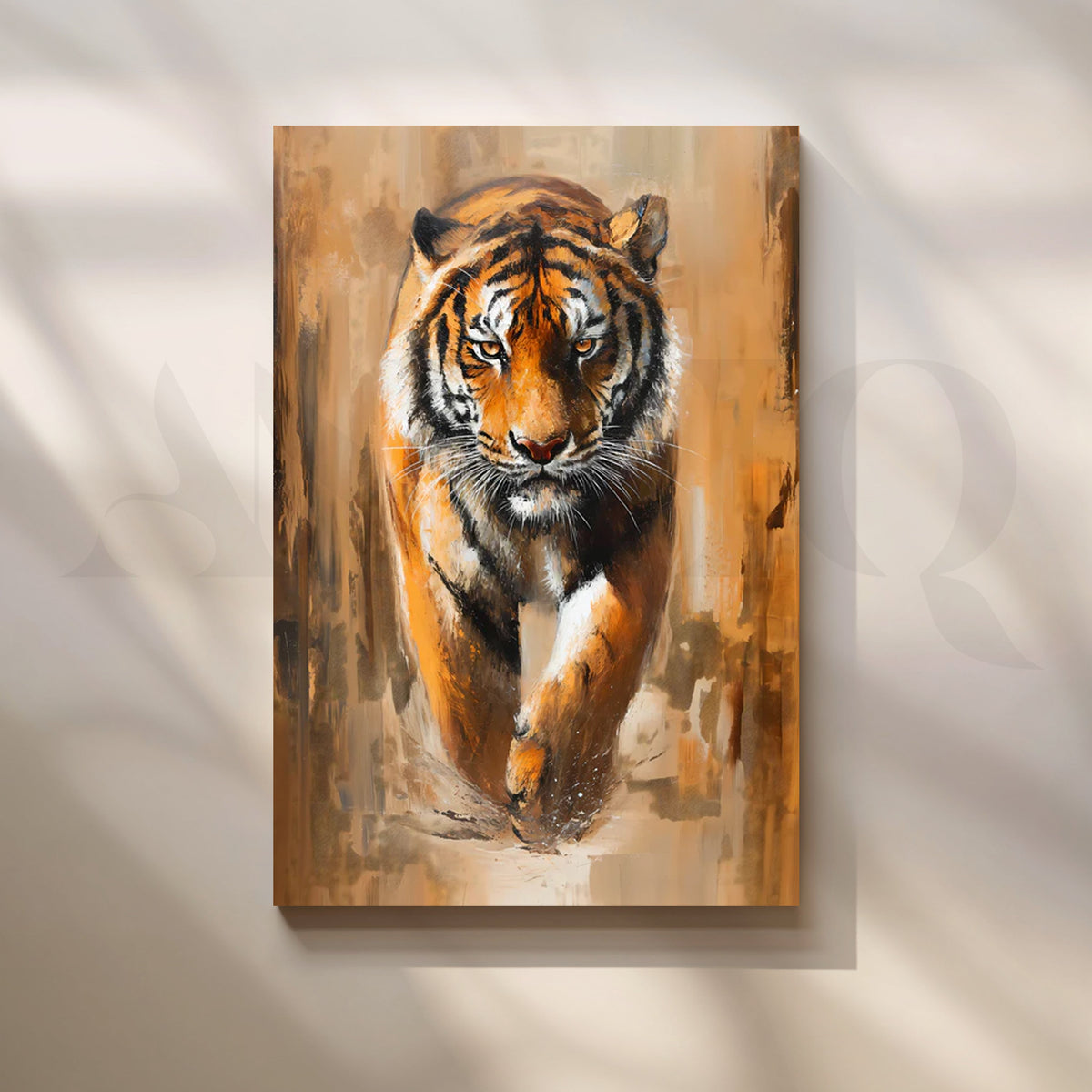 Charge of the Tiger Canvas Artwork – Asha Art Studio