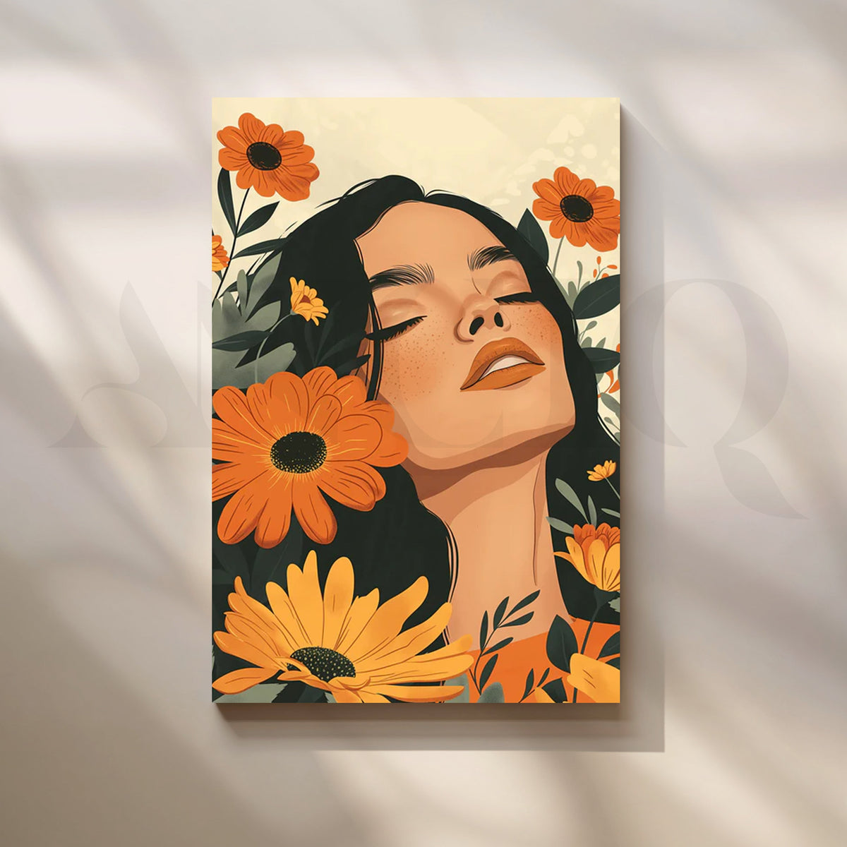 Blooming Reverie Canvas Artwork – Asha Art Studio