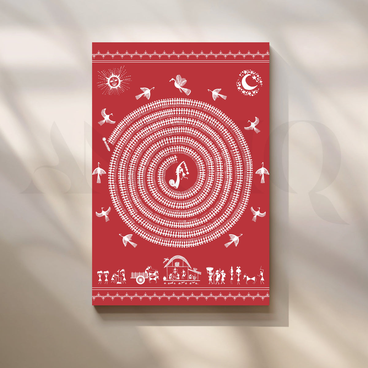 Circle of Life Canvas Artwork – Asha Art Studio
