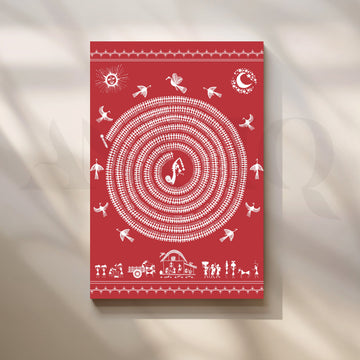 Circle of Life Canvas Artwork – Asha Art Studio