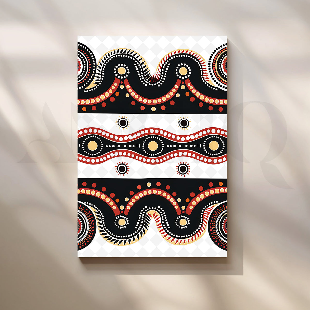 Rhythmic Waves Canvas Artwork – Asha Art Studio