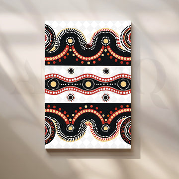 Rhythmic Waves Canvas Artwork – Asha Art Studio