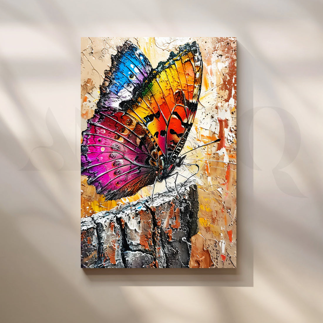 Prism Wings Canvas Painting for Living Room – Asha Art Studio