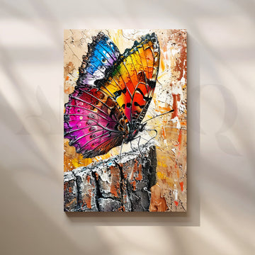 Prism Wings Canvas Painting for Living Room – Asha Art Studio