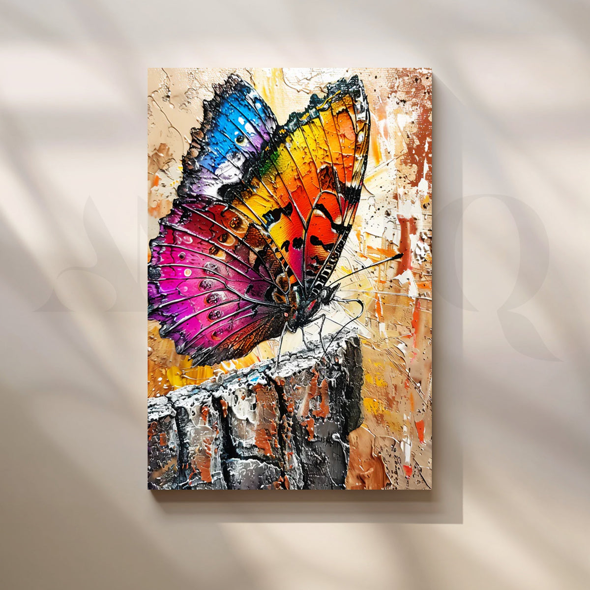 Prism Wings Canvas Painting for Living Room – Asha Art Studio