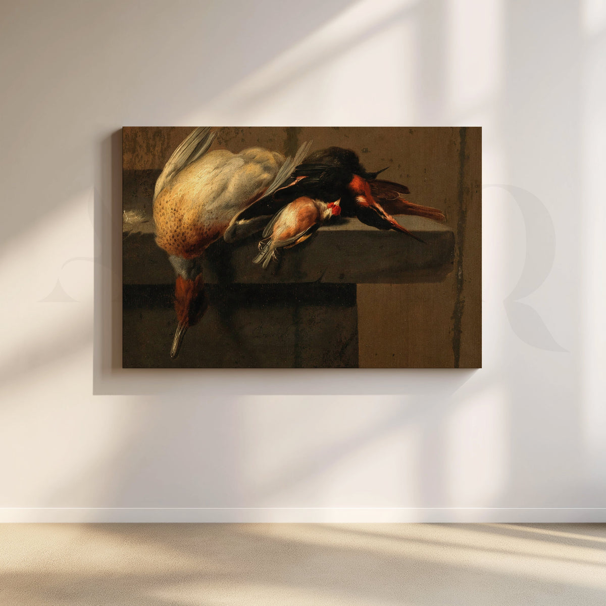 Still Life with Game Birds Canvas Artwork – Asha Art Studio