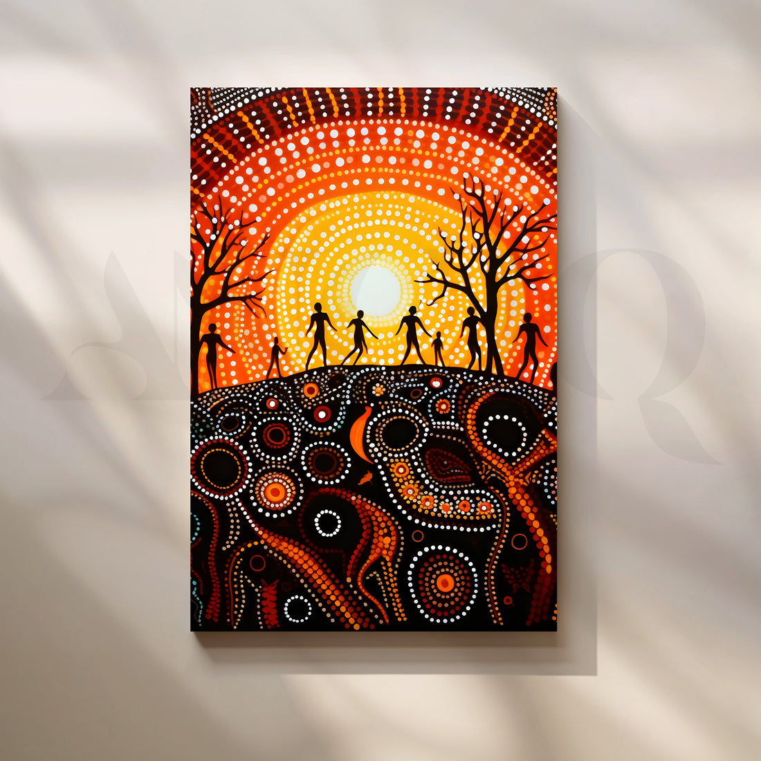 Sunset Spirits Canvas Artwork – Asha Art Studio