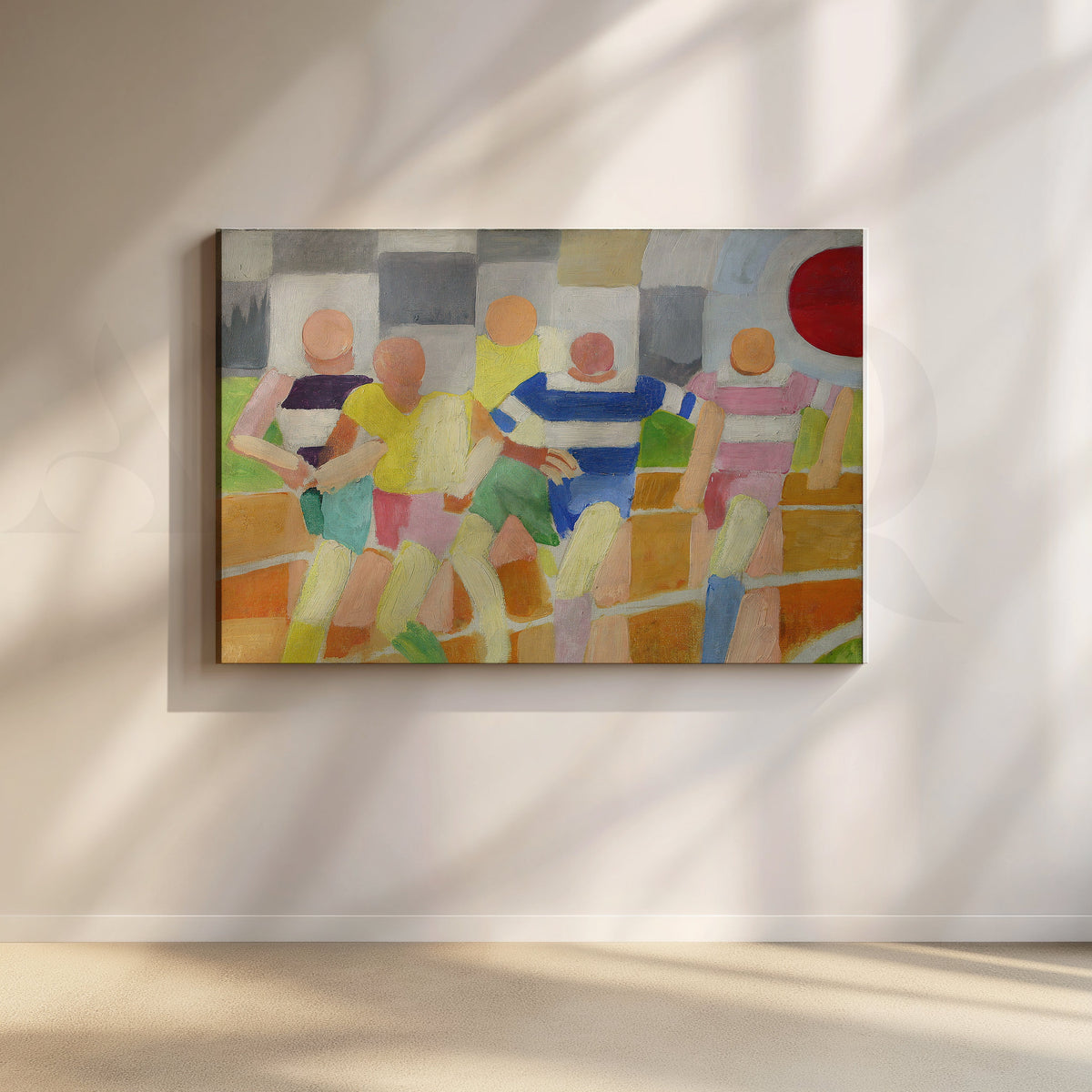 Saturday Kickoff Canvas Artwork – Asha Art Studio
