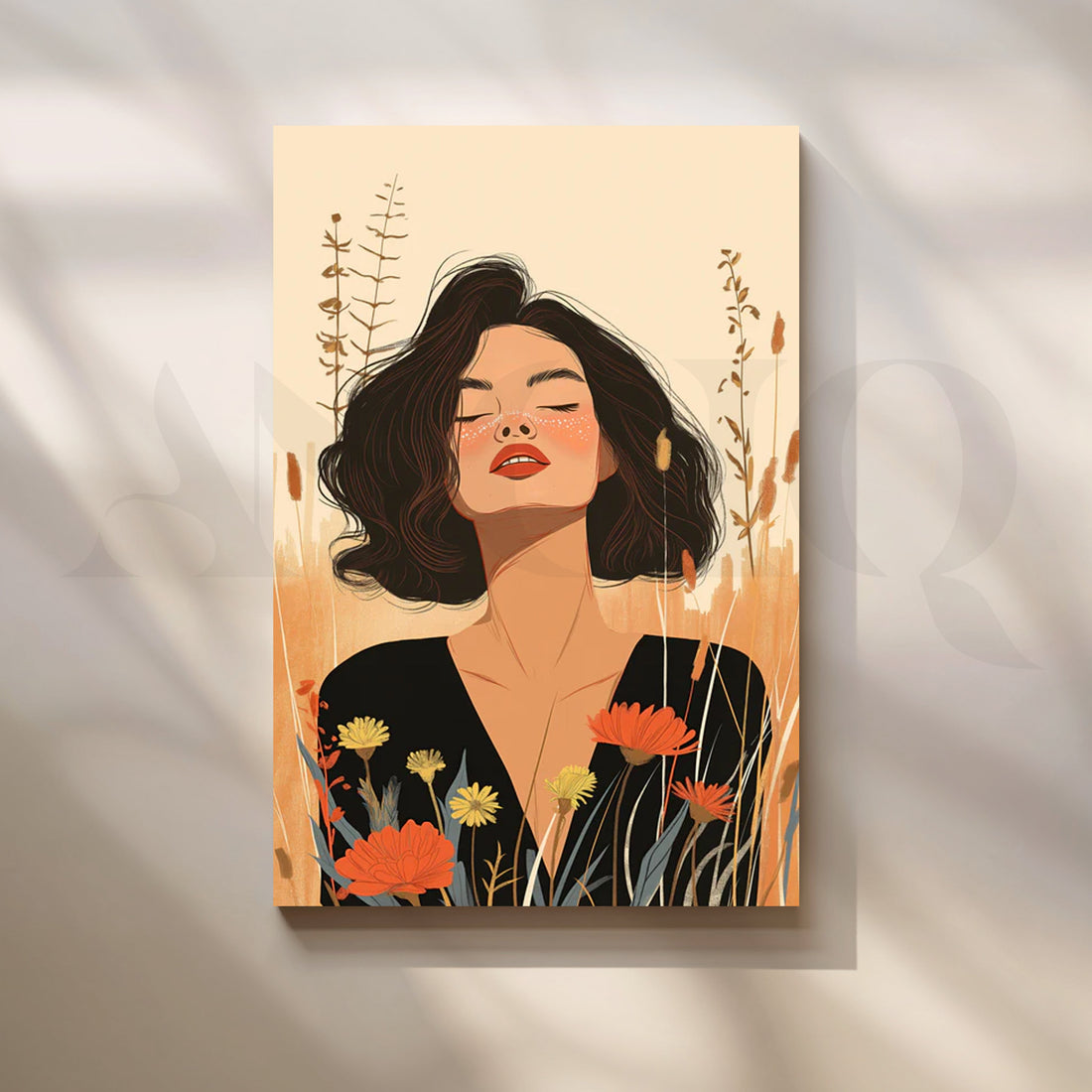 Field of Daydreams Canvas Painting for Living Room – Asha Art Studio