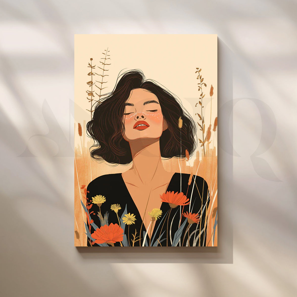 Field of Daydreams Canvas Painting for Living Room – Asha Art Studio