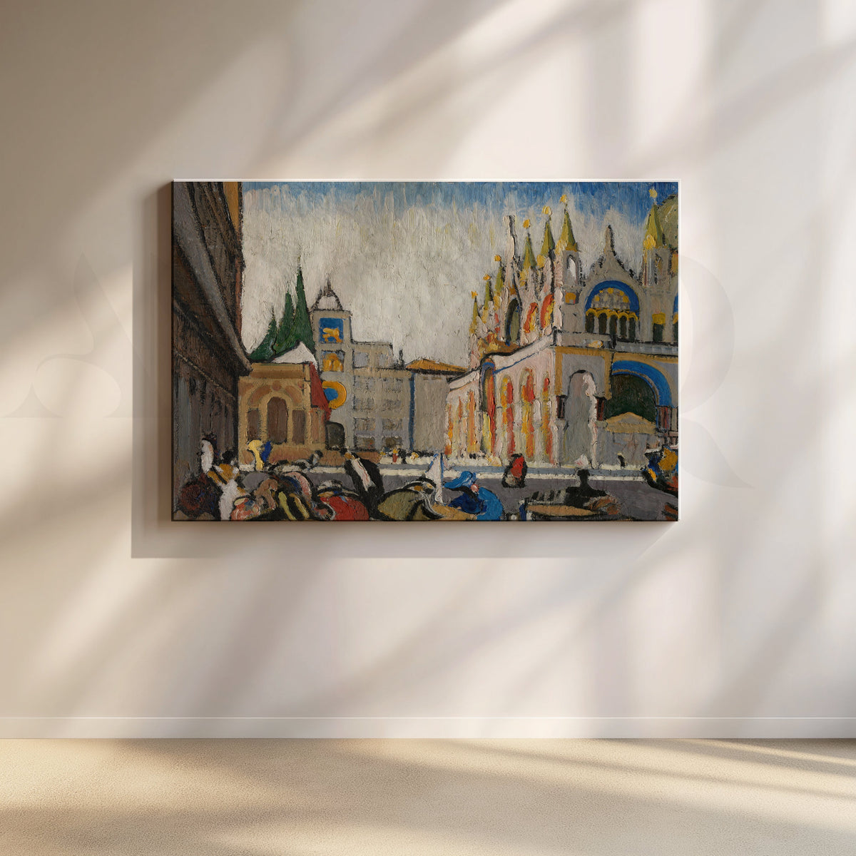Venetian Morning Canvas Artwork – Asha Art Studio