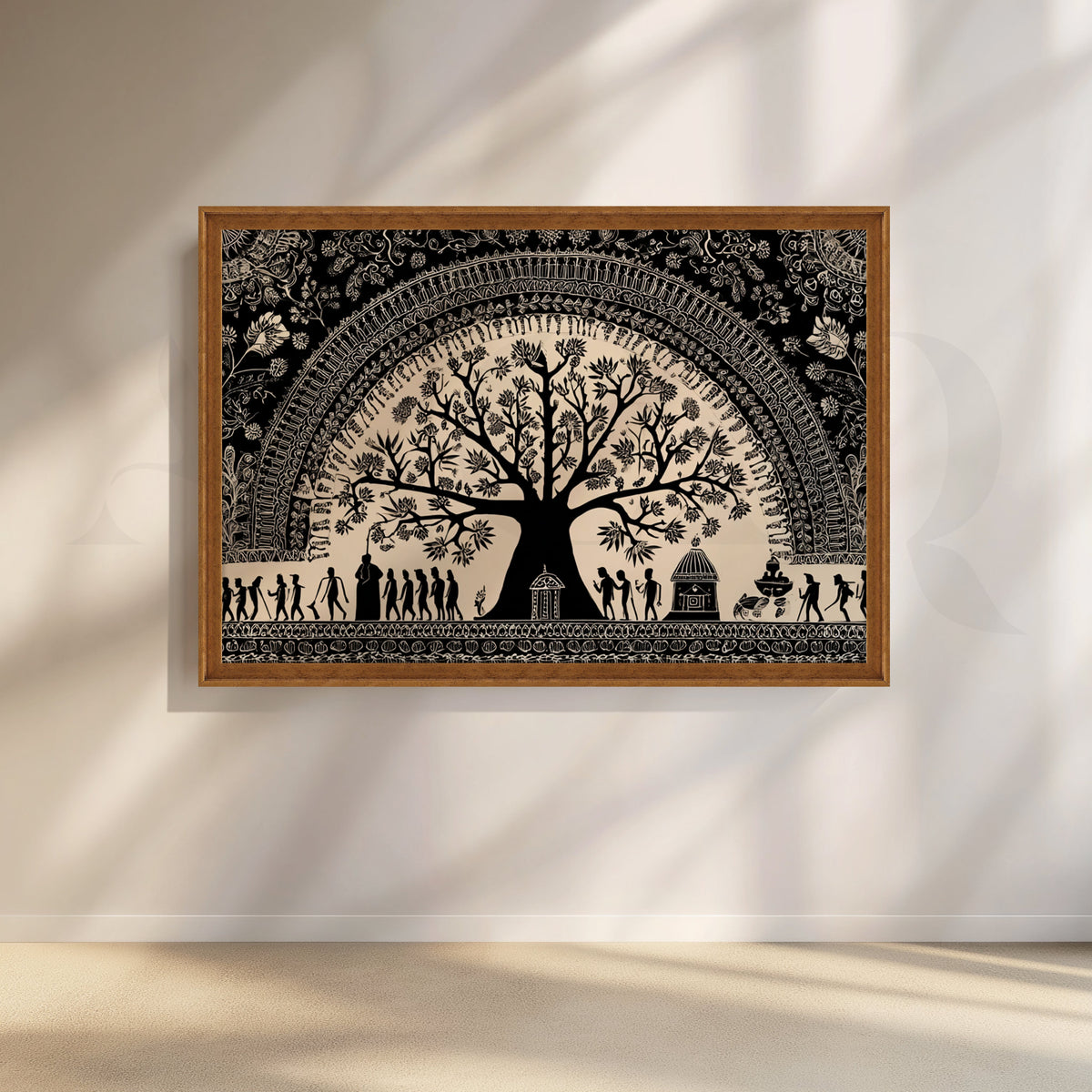 Life Mandala Canvas Artwork – Asha Art Studio – Image 6