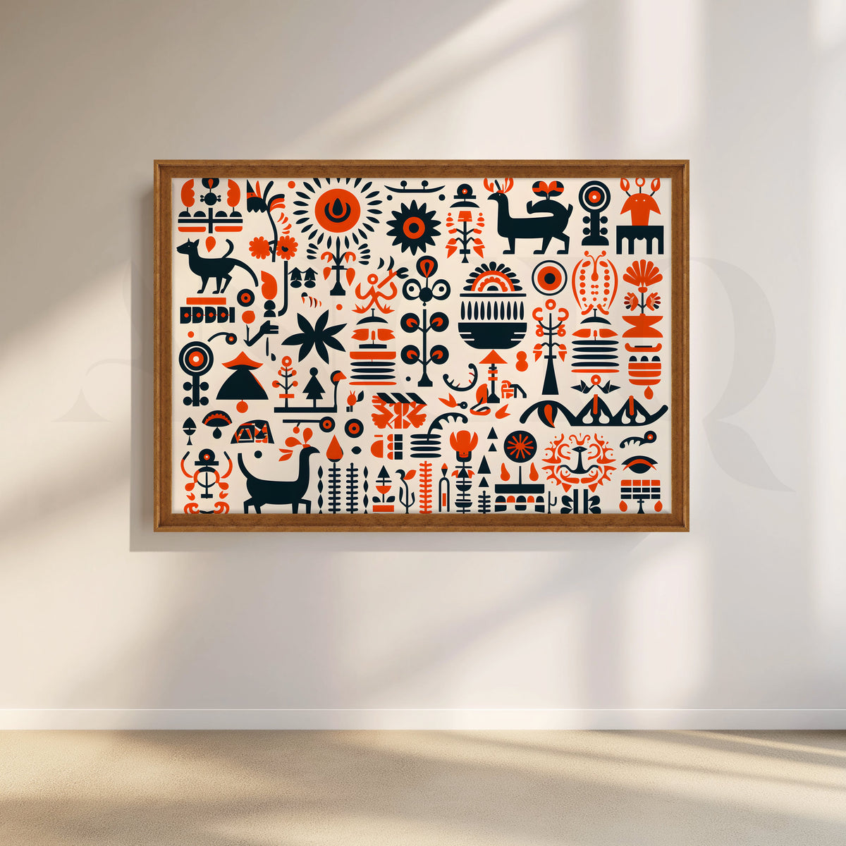 Tribal Harmony Canvas Artwork – Asha Art Studio – Image 6