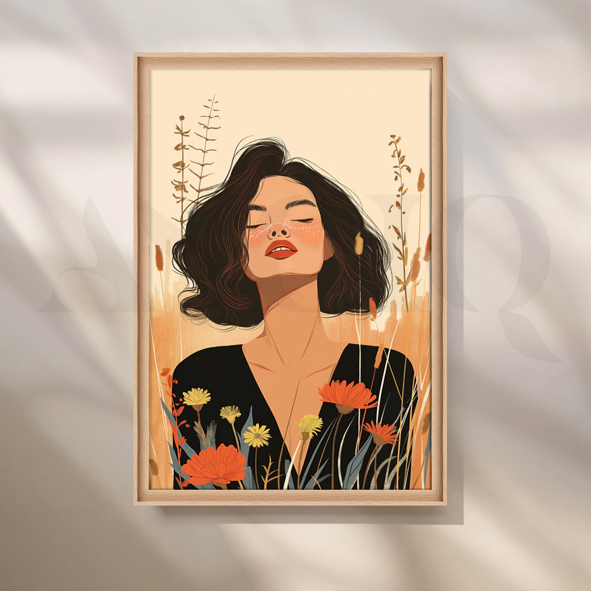 Field of Daydreams Canvas Painting for Living Room – Asha Art Studio – Image 5