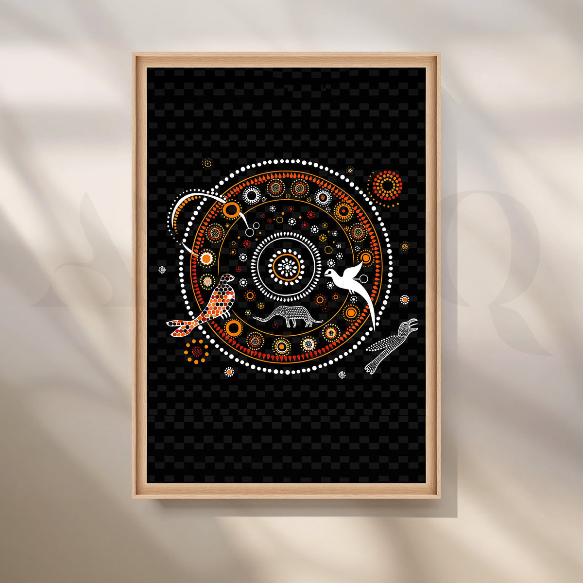 Cosmic Wildlife Canvas Artwork – Asha Art Studio – Image 5