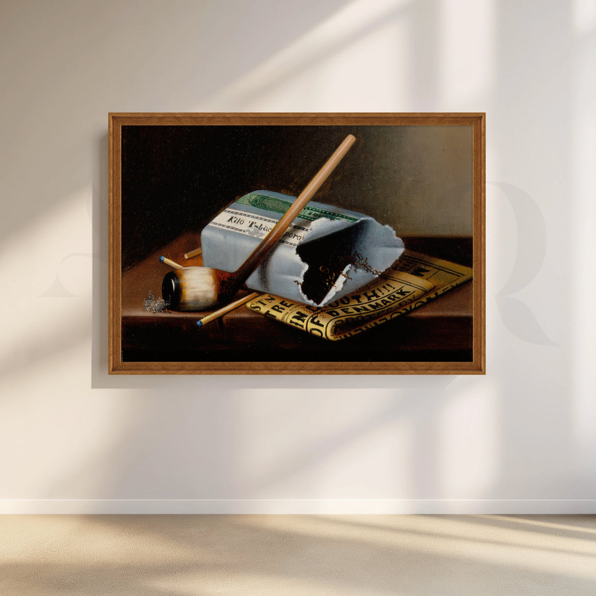 Tobacco Still Life Canvas Artwork – Asha Art Studio – Image 6