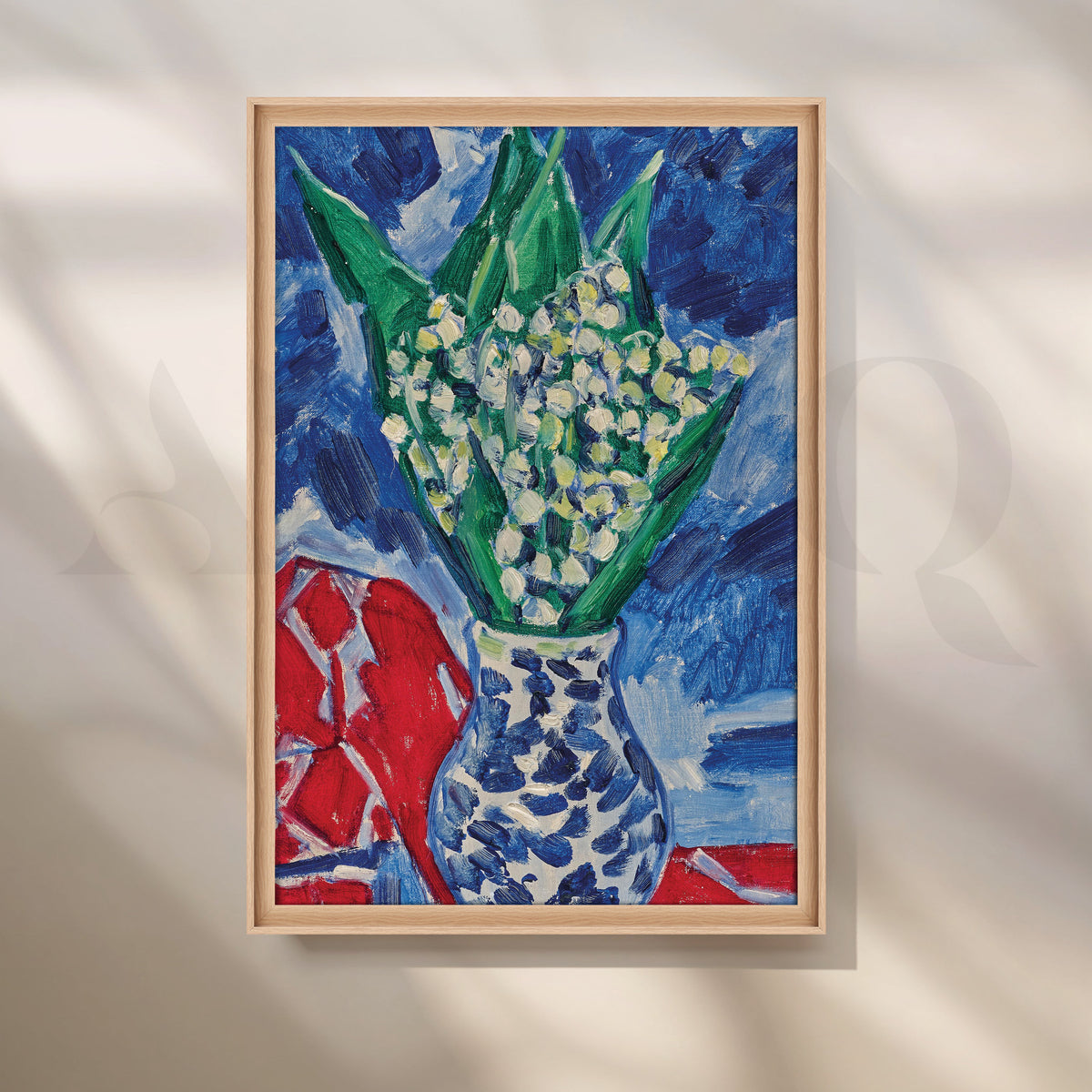 Lily Bloom Still Life Canvas Artwork – Asha Art Studio – Image 5