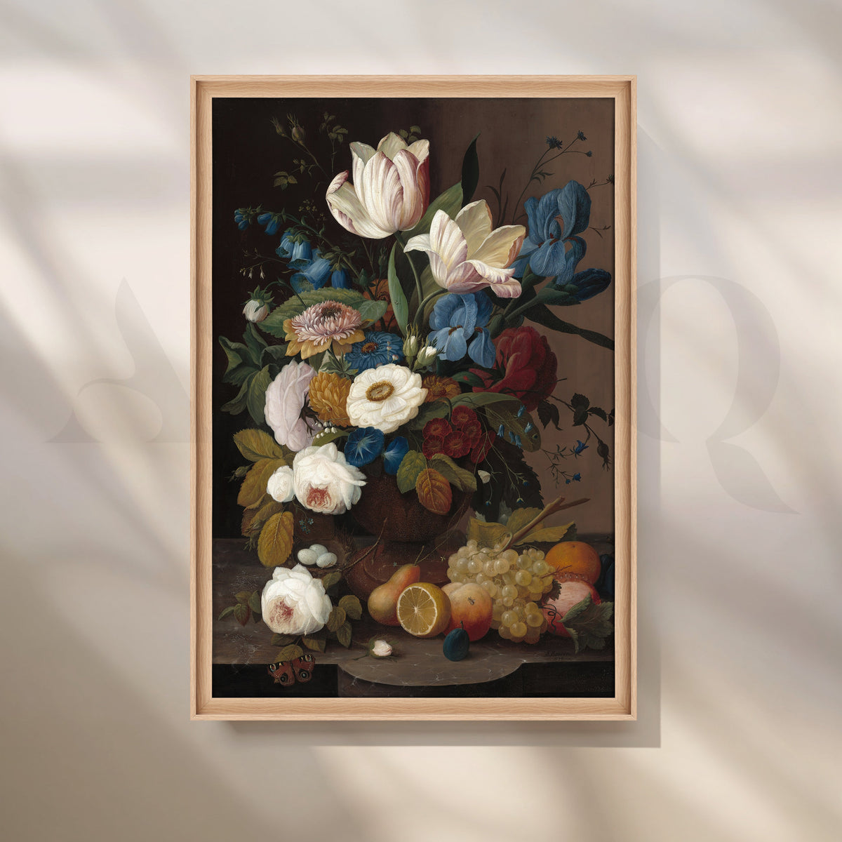 Tulip Garden Still Life Canvas Artwork – Asha Art Studio – Image 5