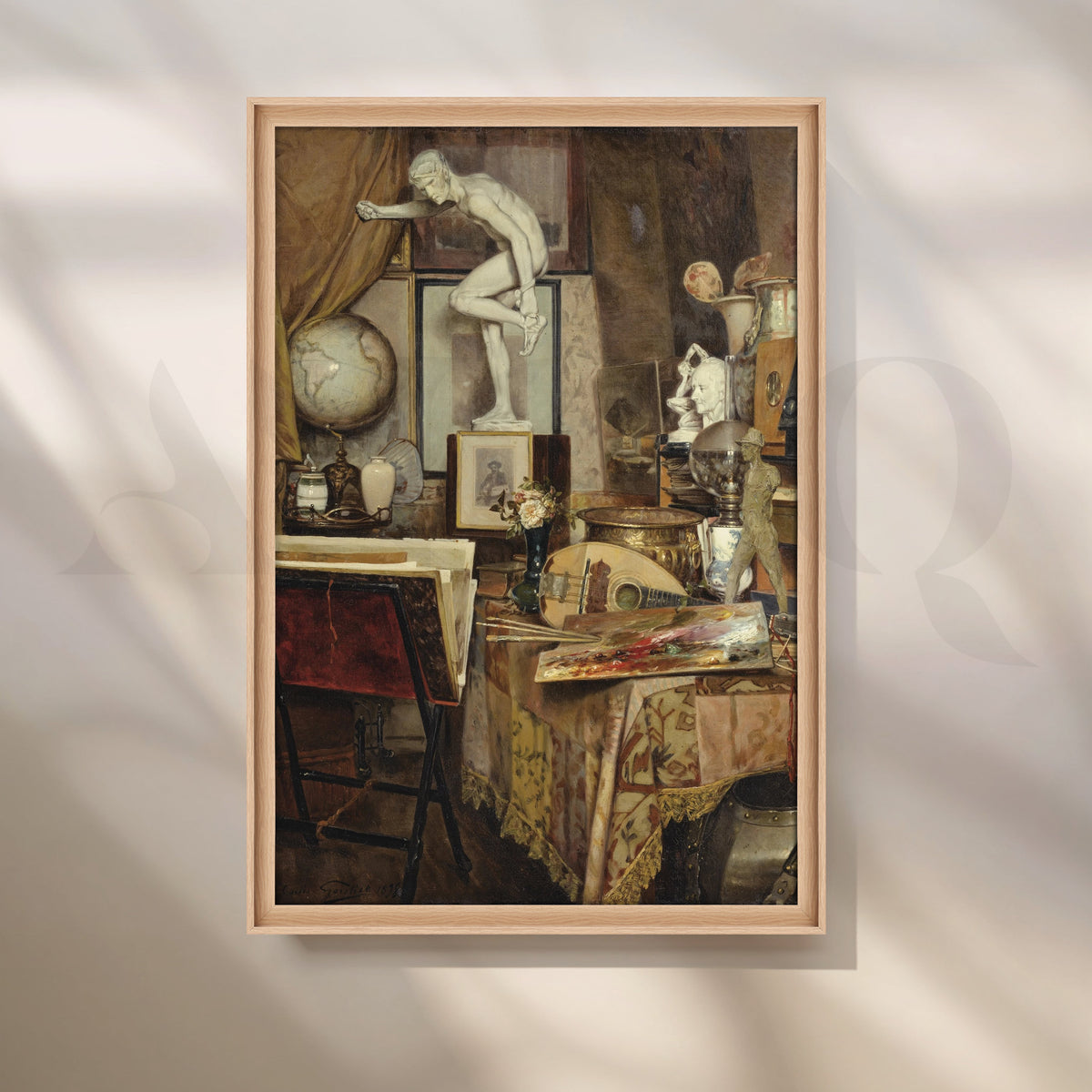 Artist’s Atelier Interior Canvas Artwork – Asha Art Studio – Image 5