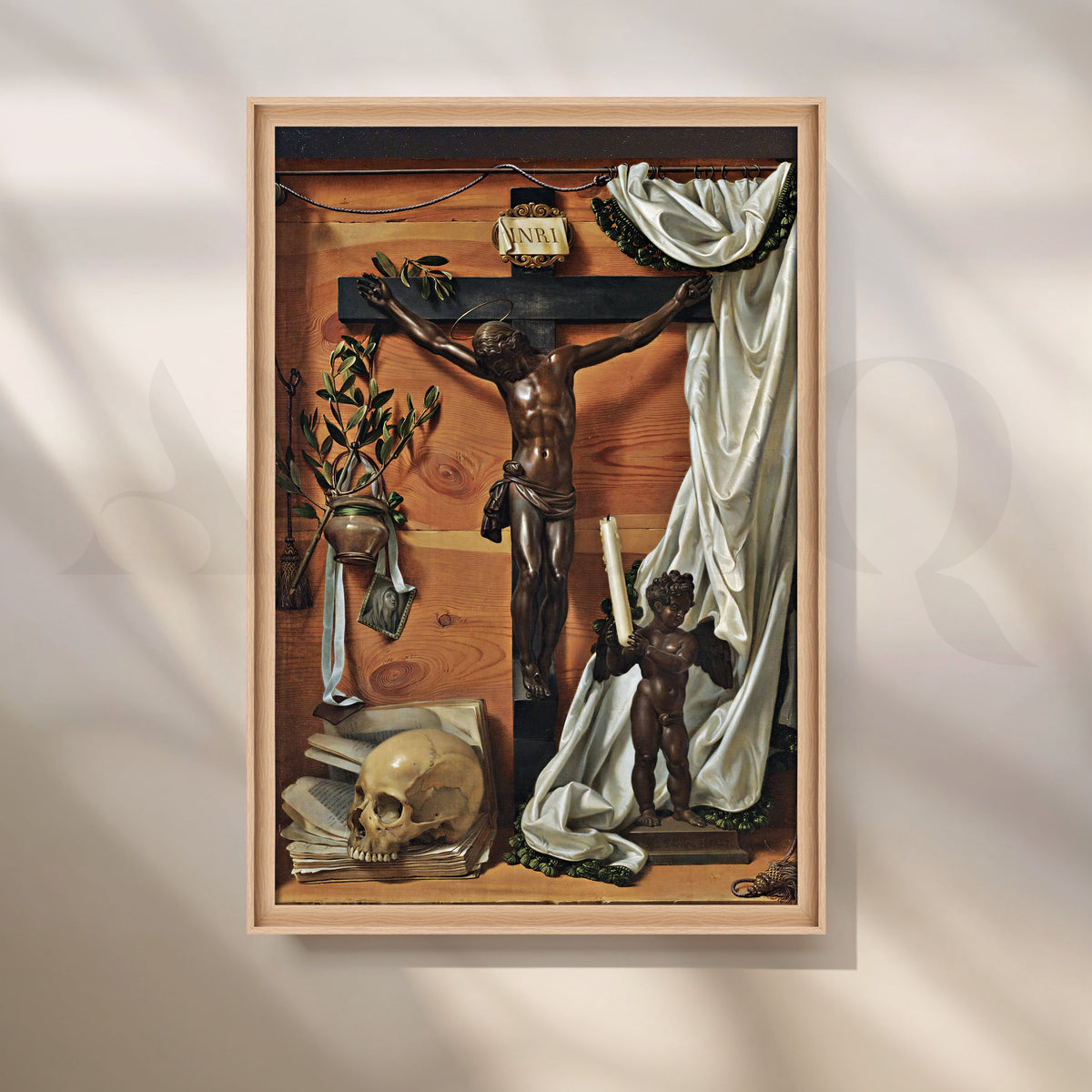 Crucifixion Symbolism Canvas Artwork – Asha Art Studio – Image 5