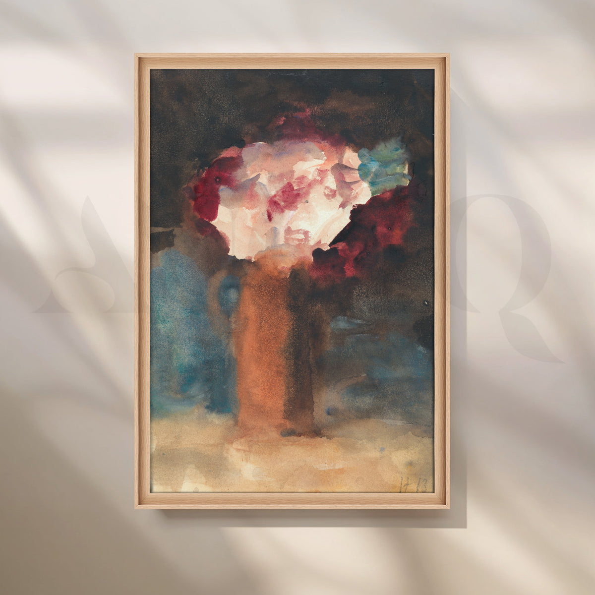 Moody Bouquet Canvas Artwork – Asha Art Studio – Image 5