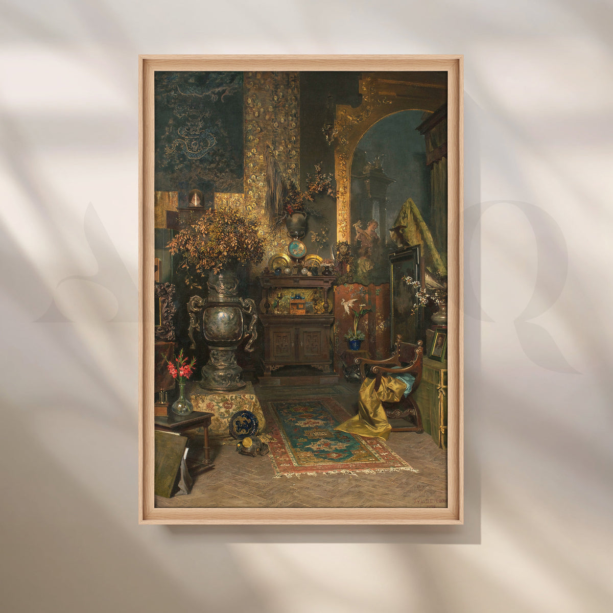 Opulent Interior Still Life Canvas Artwork – Asha Art Studio – Image 5