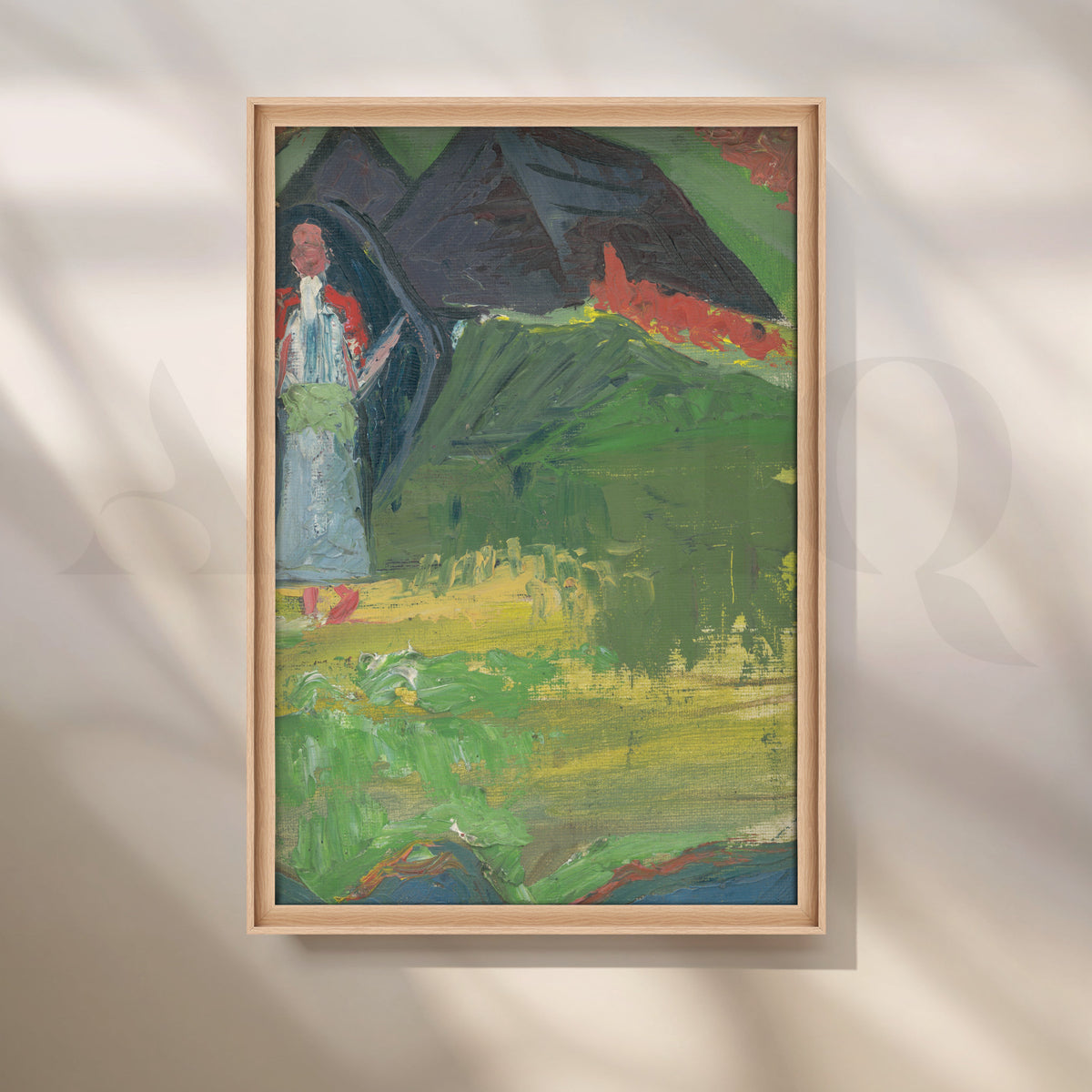 Pastoral Echoes Canvas Artwork – Asha Art Studio – Image 5