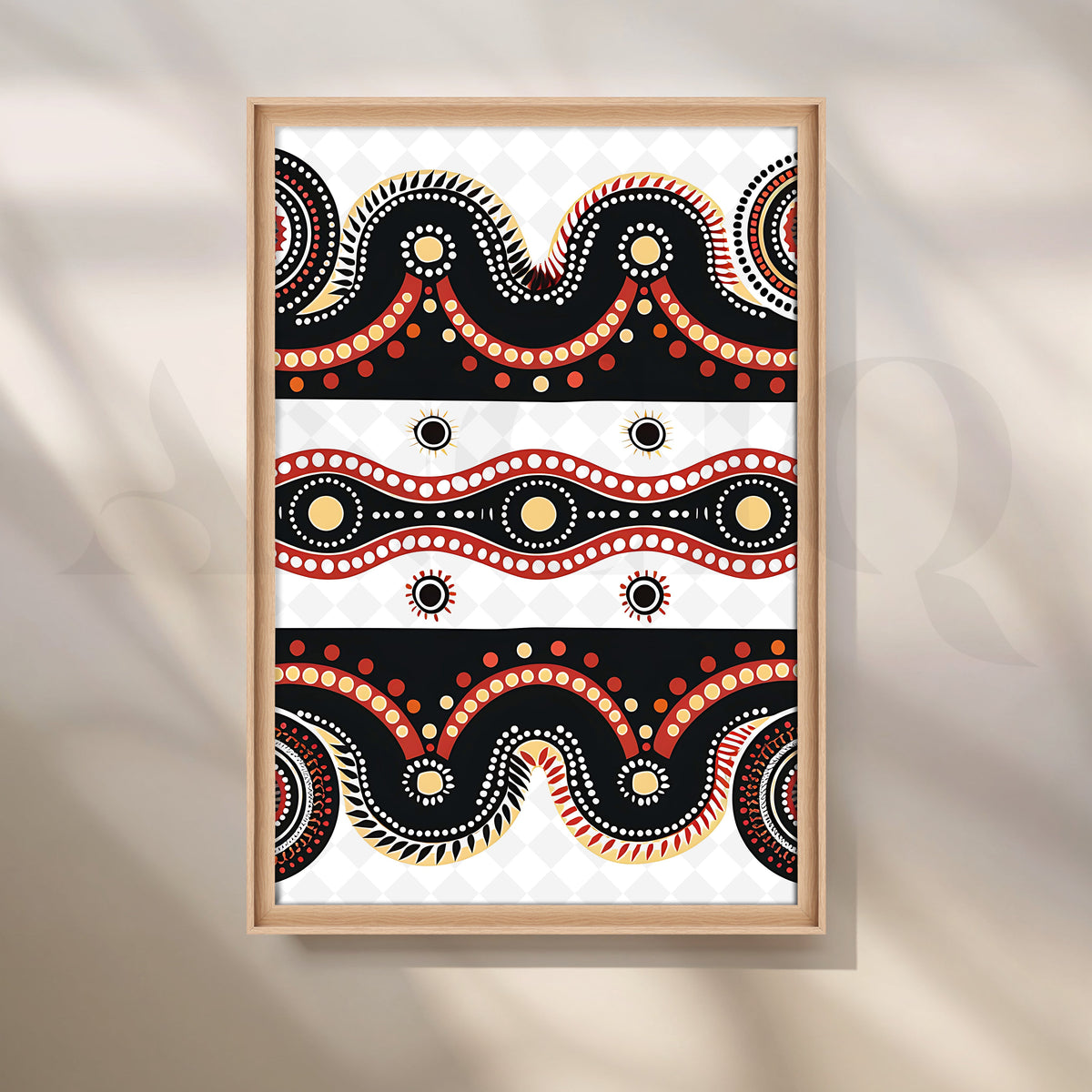 Rhythmic Waves Canvas Artwork – Asha Art Studio – Image 5