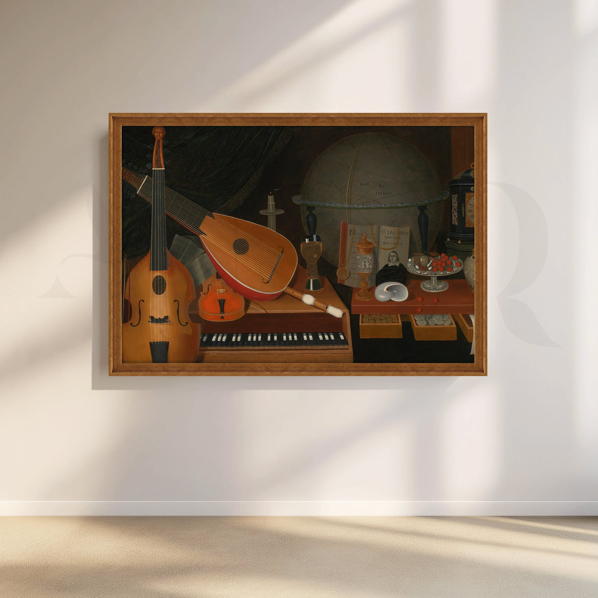 Musical Instruments Still Life Canvas Artwork – Asha Art Studio – Image 6