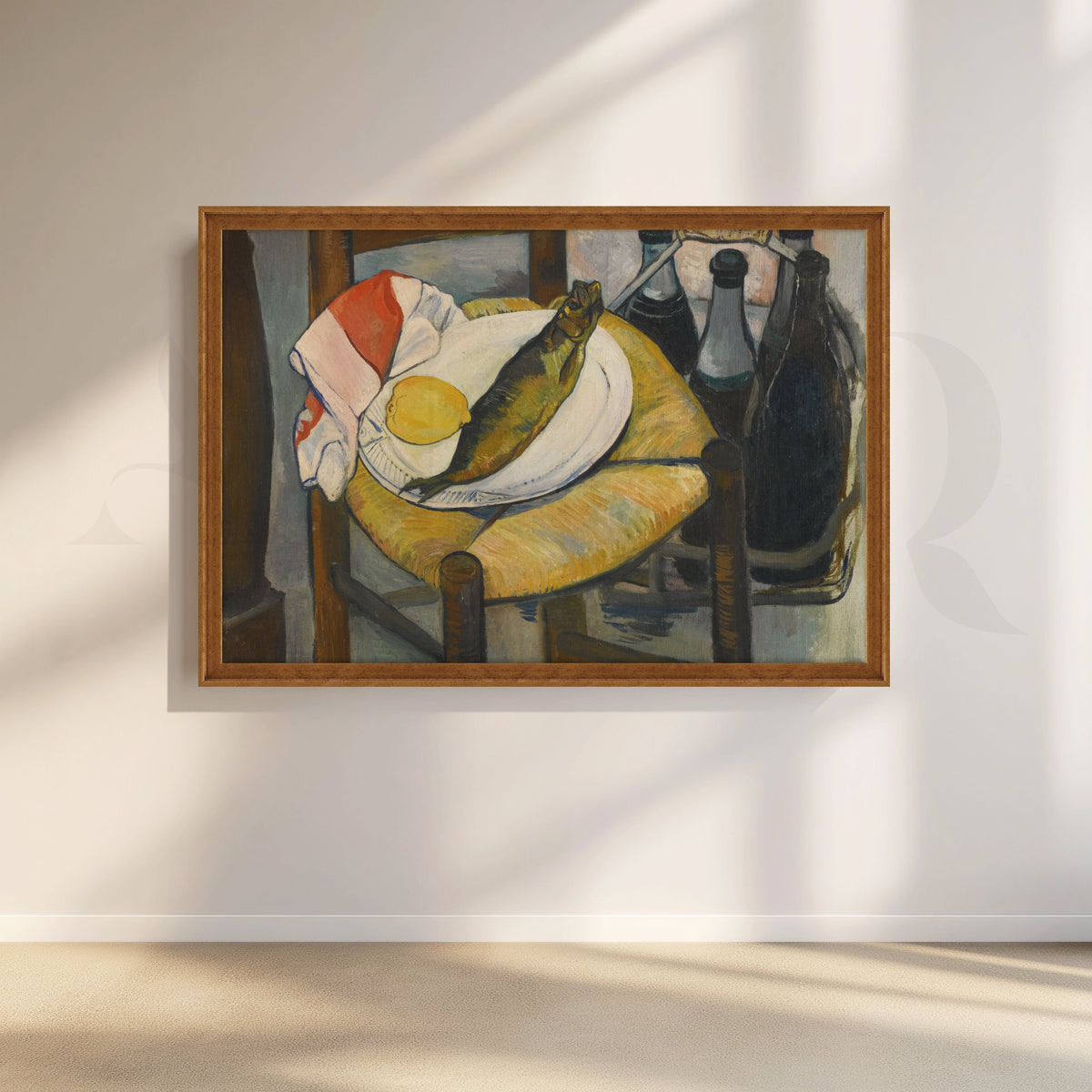 Fish and Lemon Still Life Canvas Artwork – Asha Art Studio – Image 6