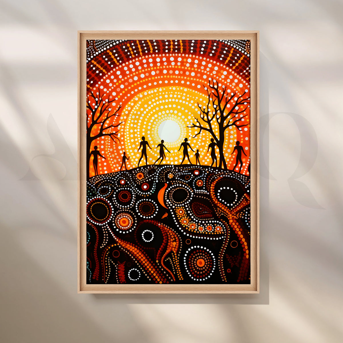 Sunset Spirits Canvas Artwork – Asha Art Studio – Image 5