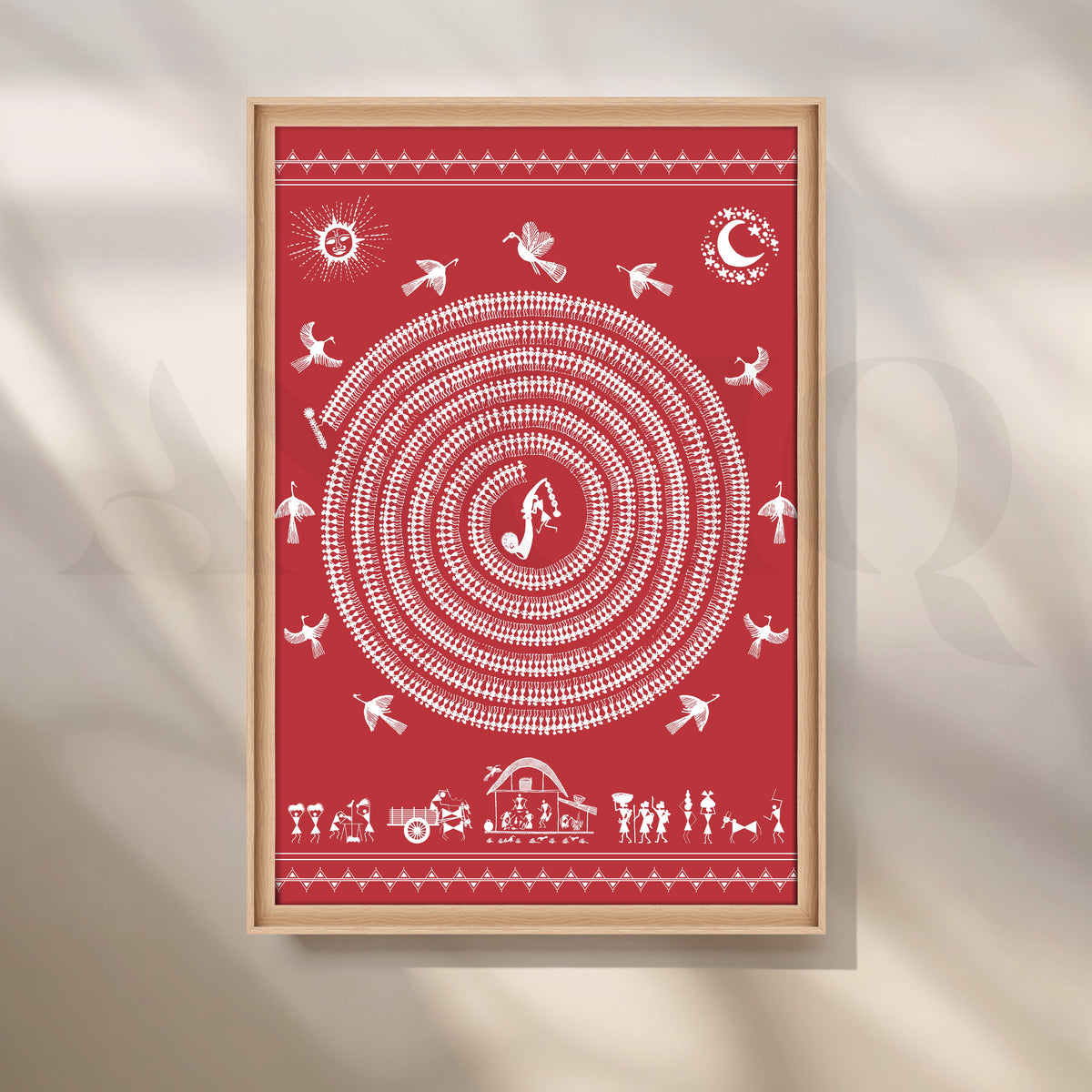 Circle of Life Canvas Artwork – Asha Art Studio – Image 5