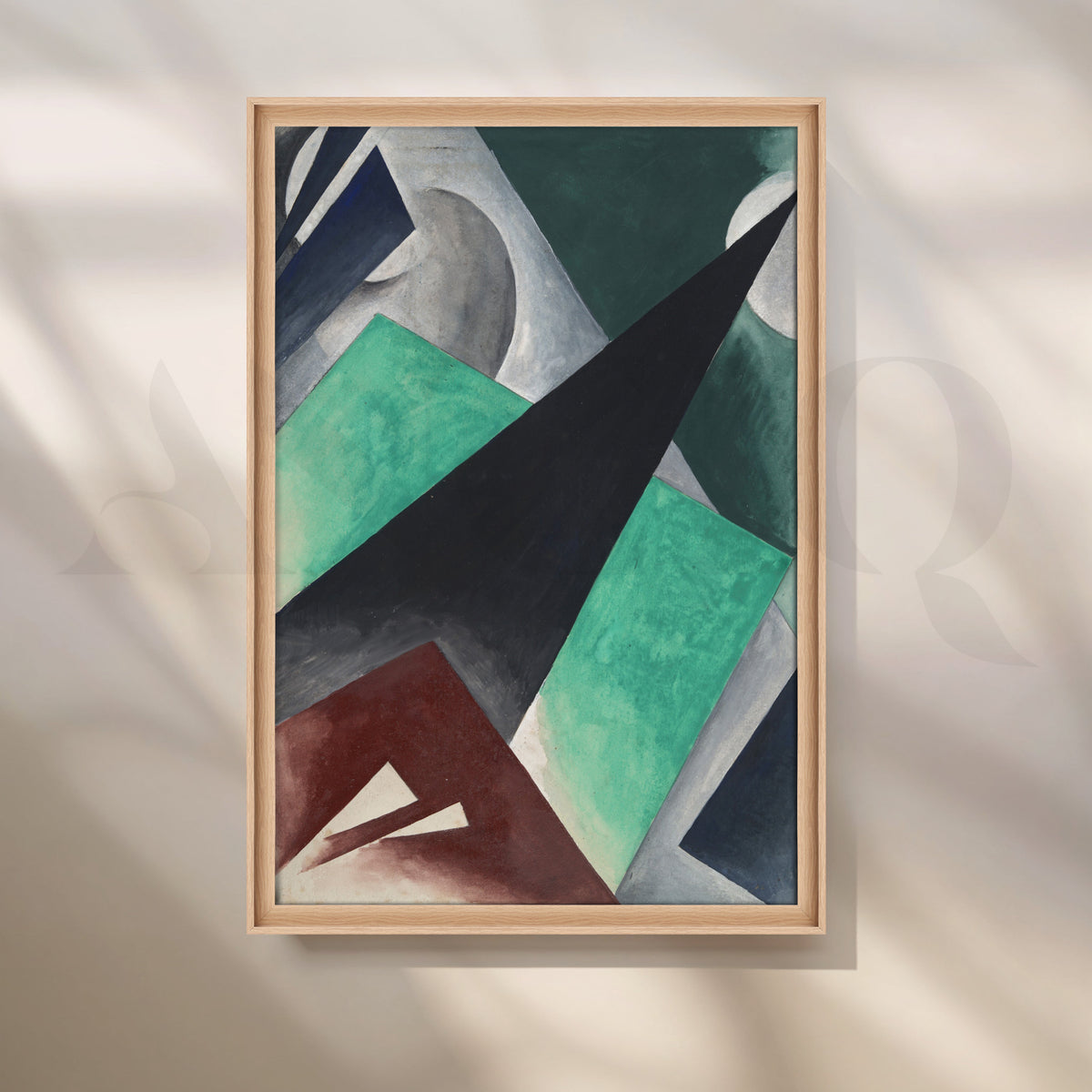 Midnight Geometry Canvas Artwork – Asha Art Studio – Image 5