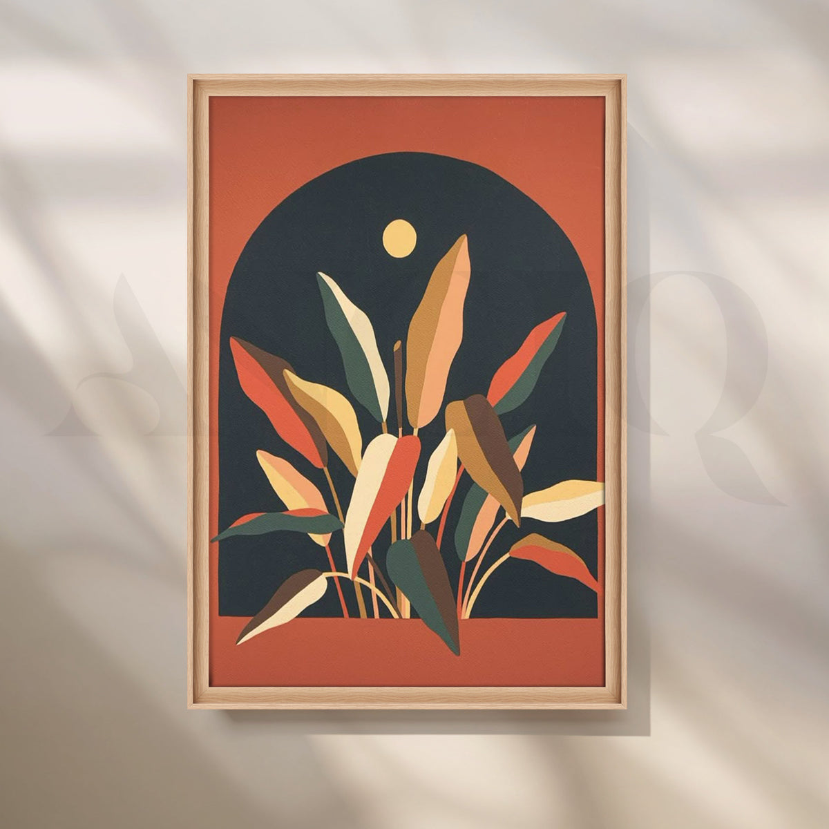 Tropical Arch Canvas Artwork – Asha Art Studio – Image 5