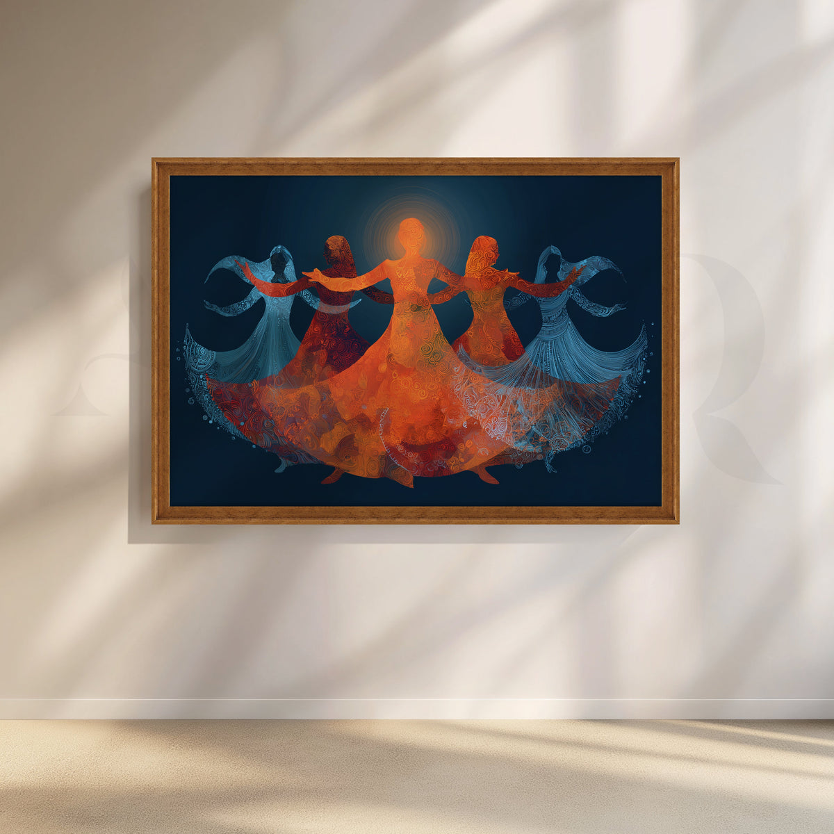 Garba Circle Canvas Artwork – Asha Art Studio – Image 6