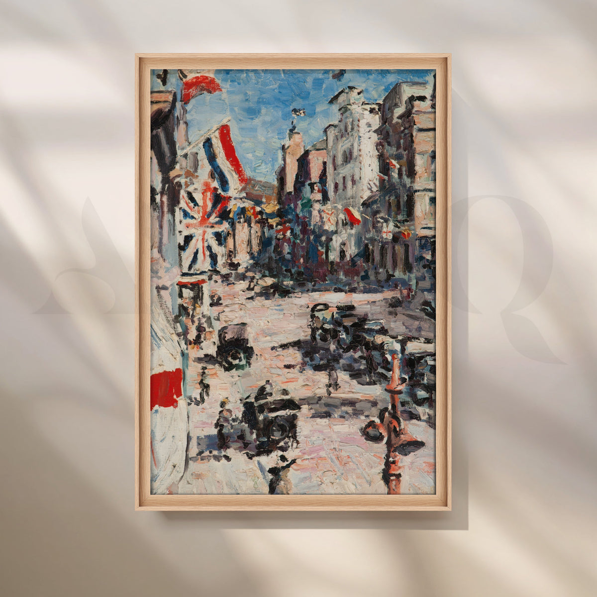 Flagged Avenue Canvas Artwork – Asha Art Studio – Image 5