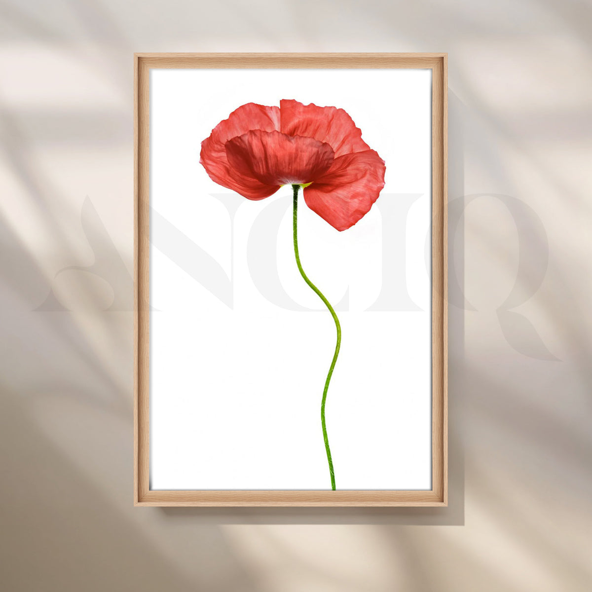 Scarlet Whisper Canvas Artwork – Asha Art Studio – Image 5