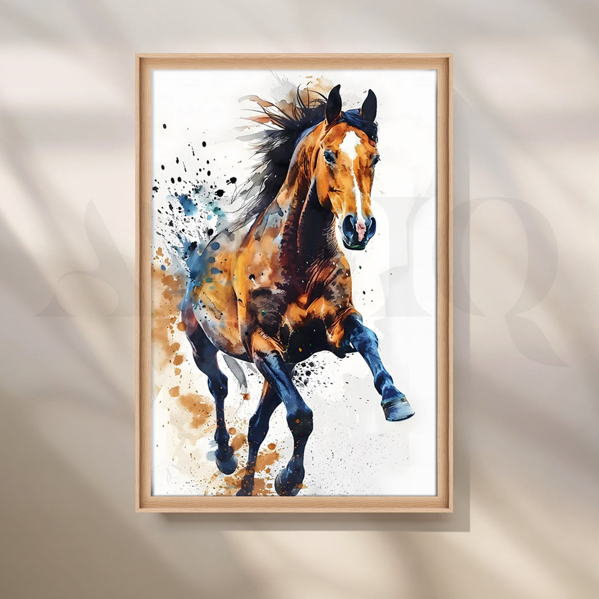 Galloping Freedom Horse Canvas Artwork – Asha Art Studio – Image 5