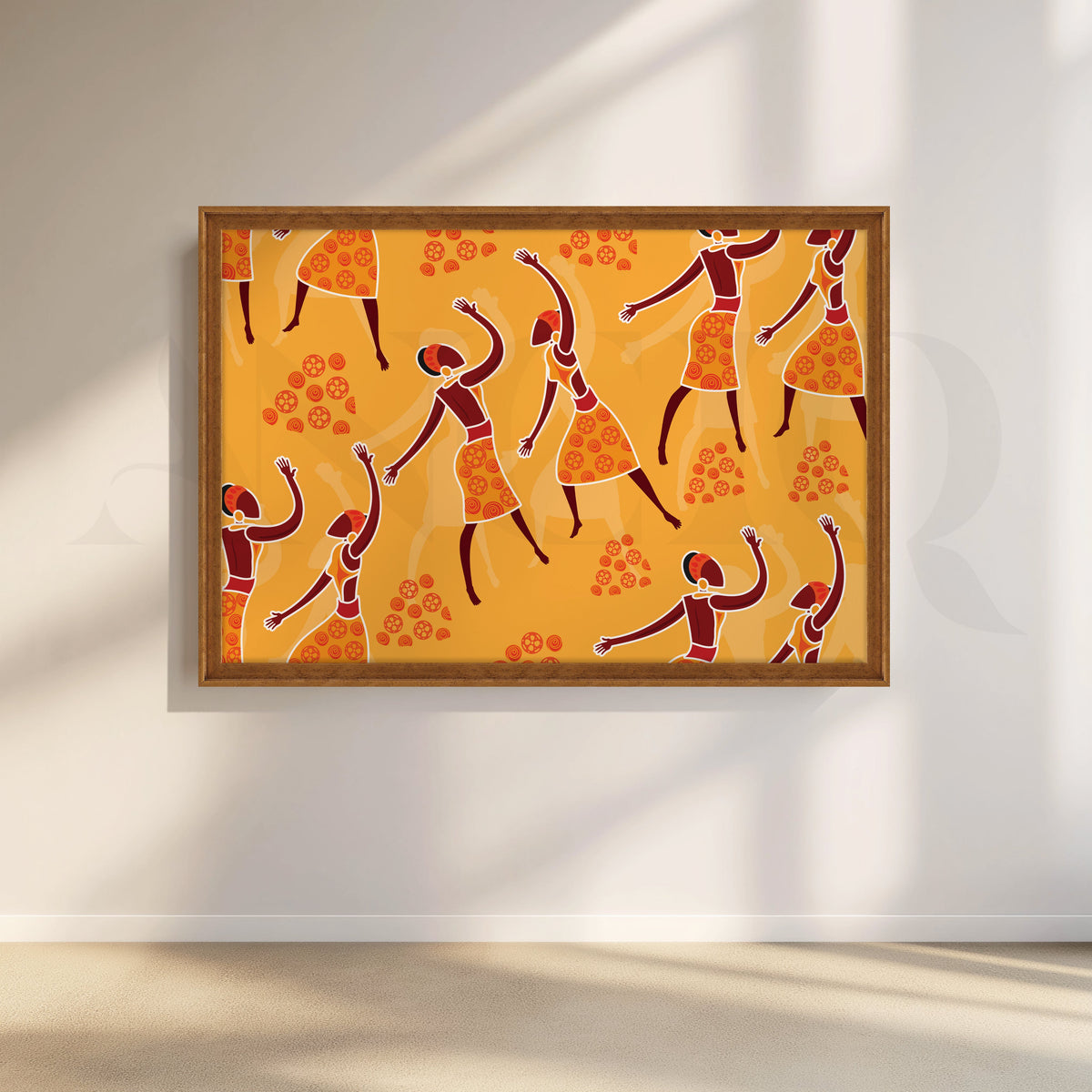 Joyful Dancers Canvas Artwork – Asha Art Studio – Image 6