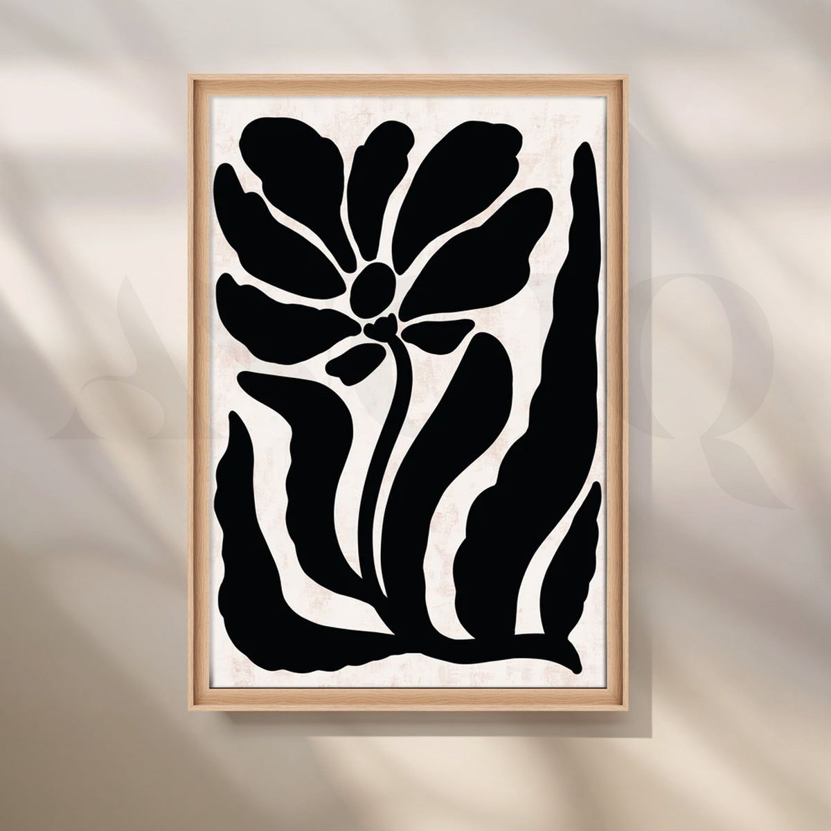 Midnight Bloom Canvas Painting for Modern Bedroom – Asha Art Studio – Image 5