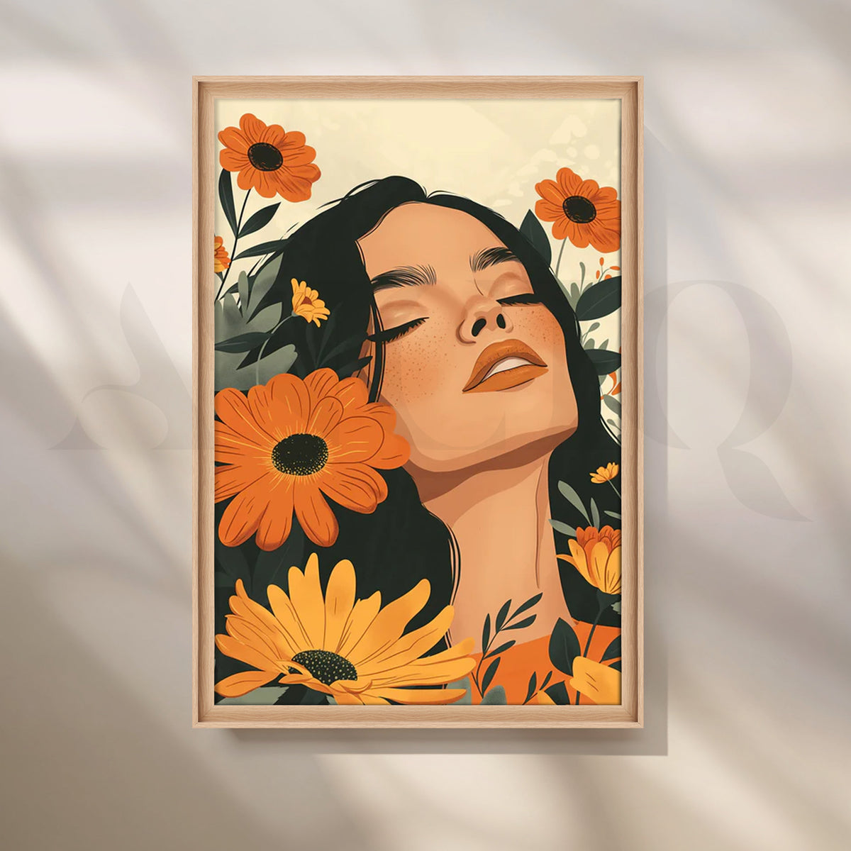 Blooming Reverie Canvas Artwork – Asha Art Studio – Image 5