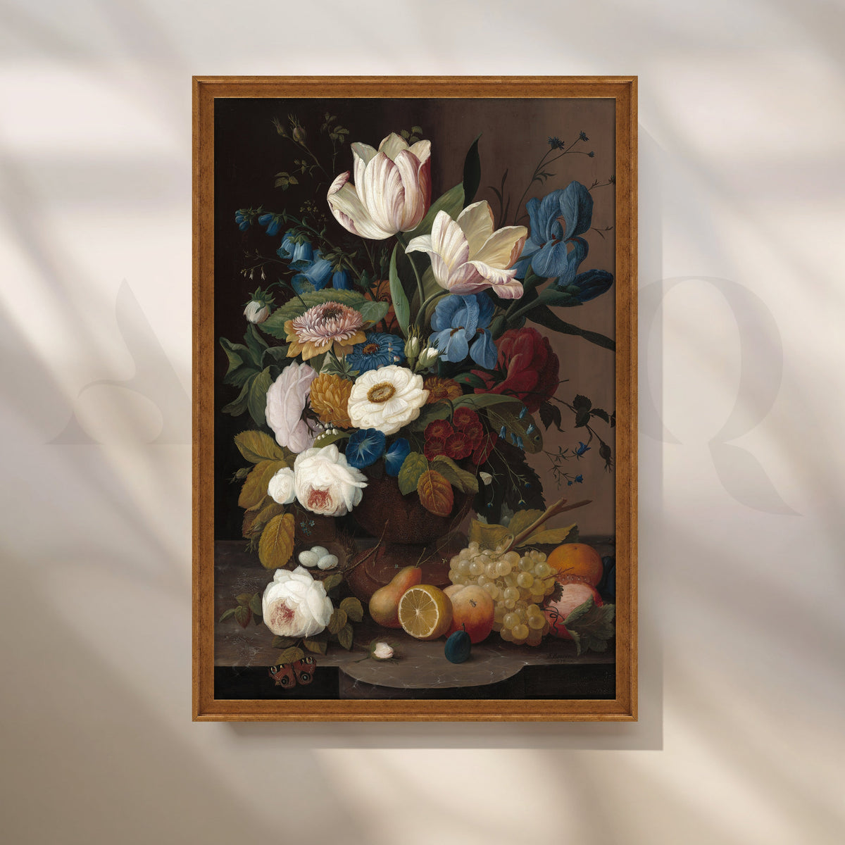 Tulip Garden Still Life Canvas Artwork – Asha Art Studio – Image 6