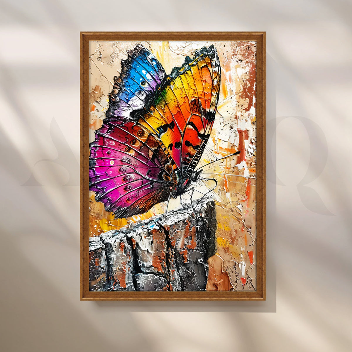 Prism Wings Canvas Painting for Living Room – Asha Art Studio – Image 6