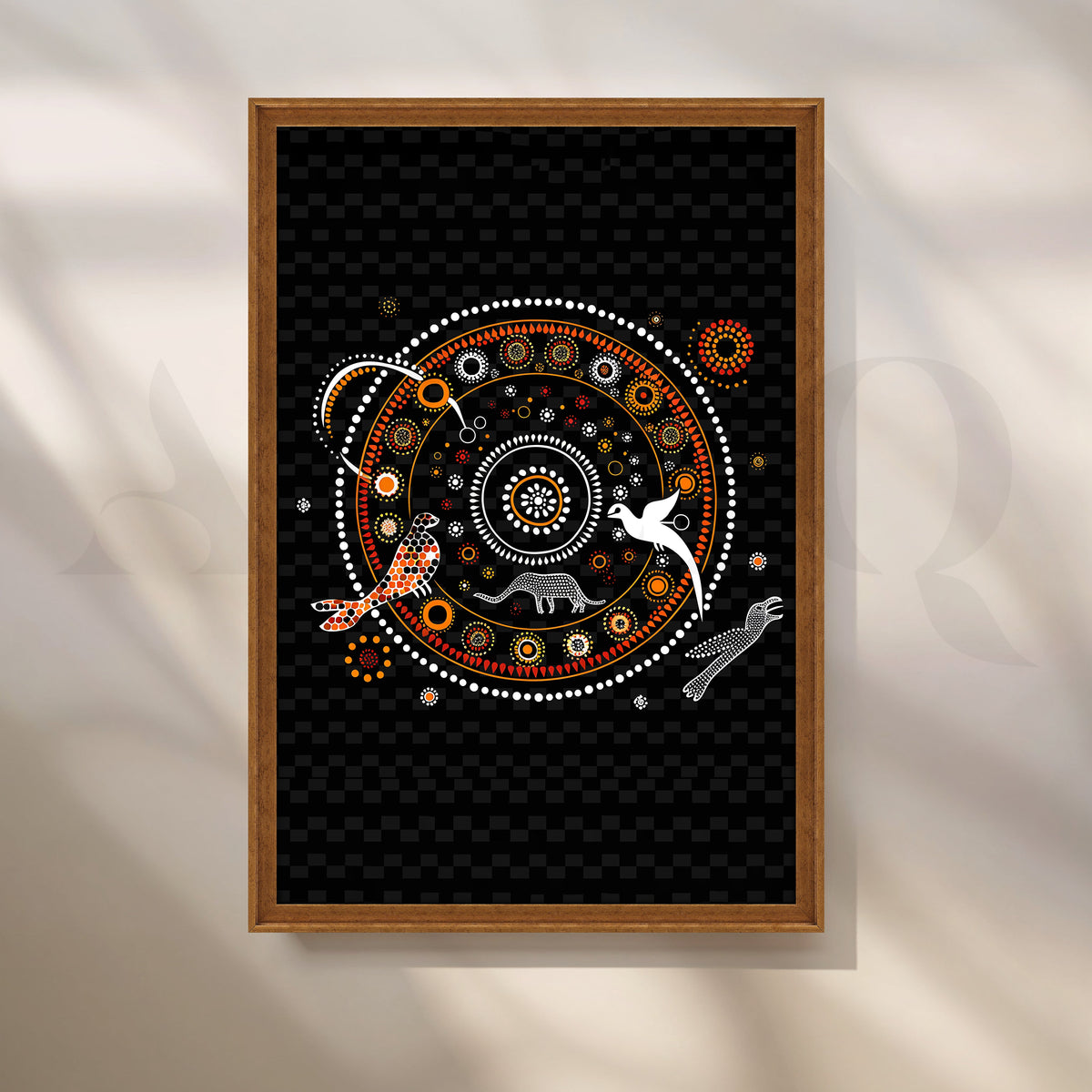 Cosmic Wildlife Canvas Artwork – Asha Art Studio – Image 6
