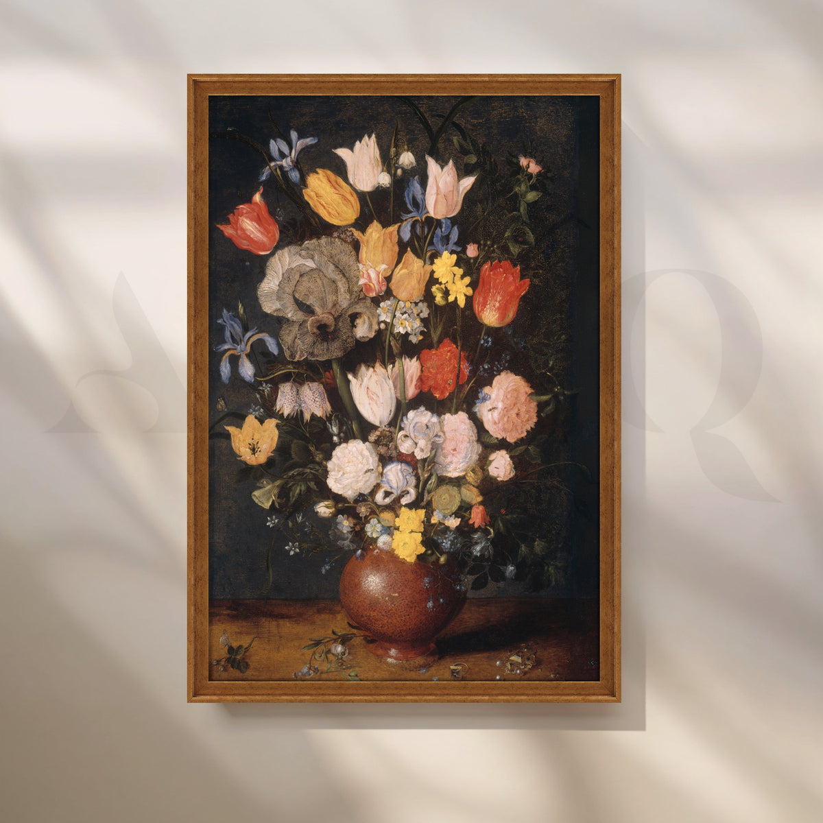 Dutch Floral Vase Canvas Artwork – Asha Art Studio – Image 6