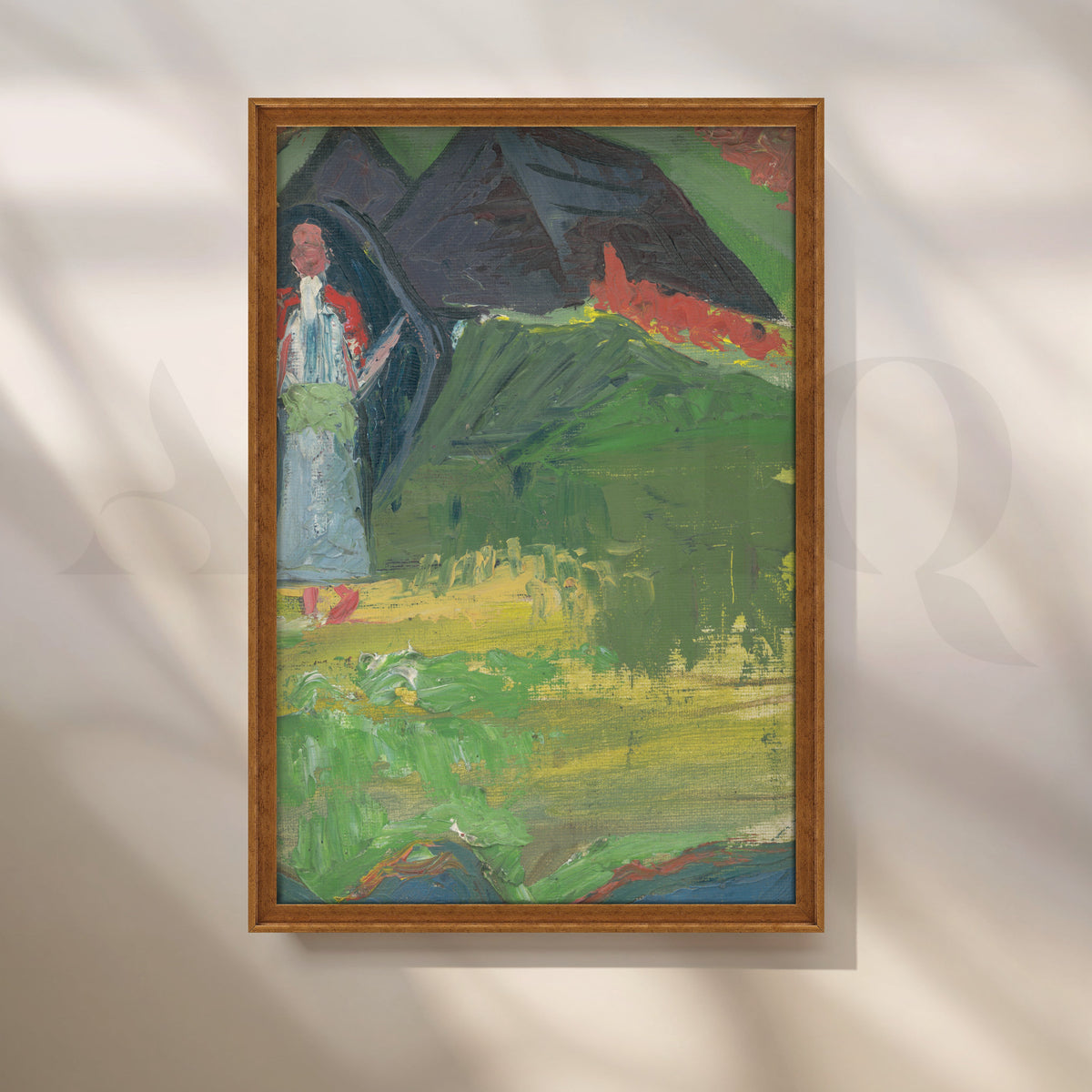 Pastoral Echoes Canvas Artwork – Asha Art Studio – Image 6