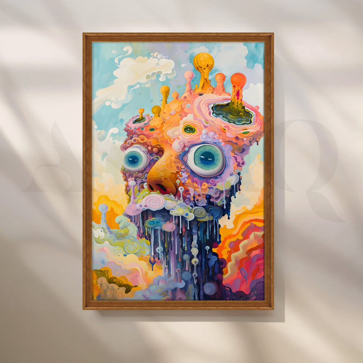 Cosmic Melt Canvas Painting for Creative Studio – Asha Art Studio – Image 6